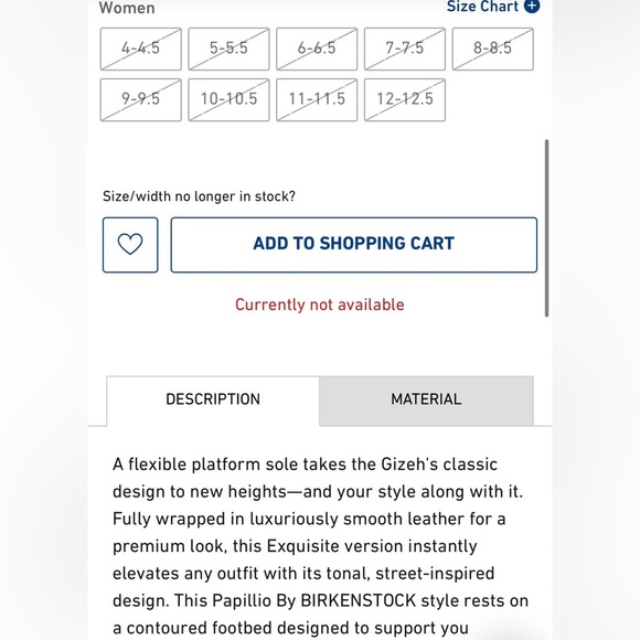 Birkenstock Gizeh PAP Flex Platform Leather Sandals Size 8 NWT - Picture 7 of 17